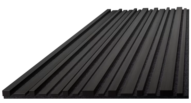 3D Black oak black felt