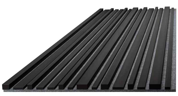 3D Black oak grey felt
