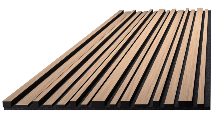 3D Walnut black felt